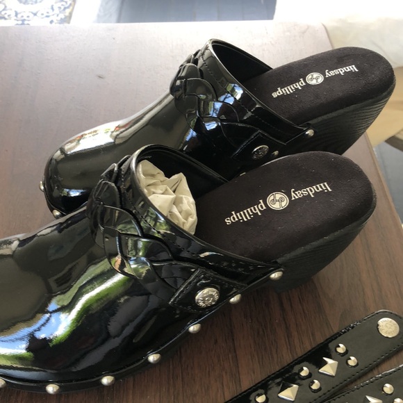 Lindsay Phillips Patent Leather clogs. 7M - Picture 3 of 8